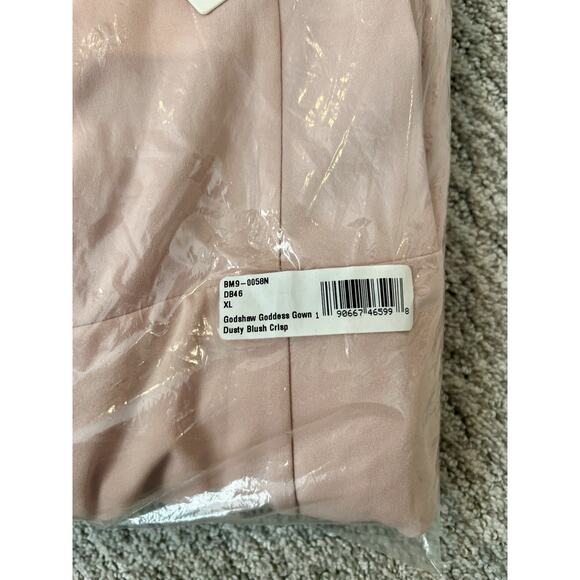 Show Me Your Mumu Godshaw Goddess Bridesmaid Dress Dusty Blush Crisp NWT XL - Picture 7 of 7